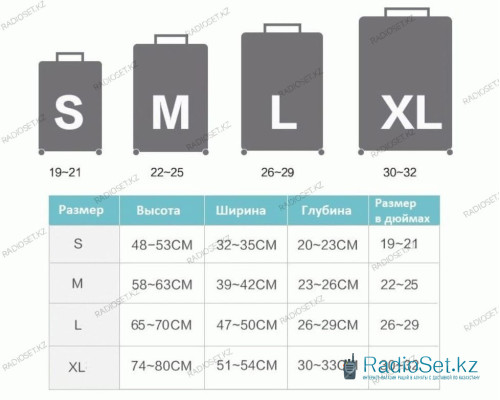 Чехол для чемодана эластичный полиэстер с принтом TRAVEL  разные страны Размер M